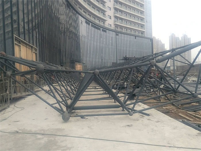 普陀万豪酒店雨棚网架
